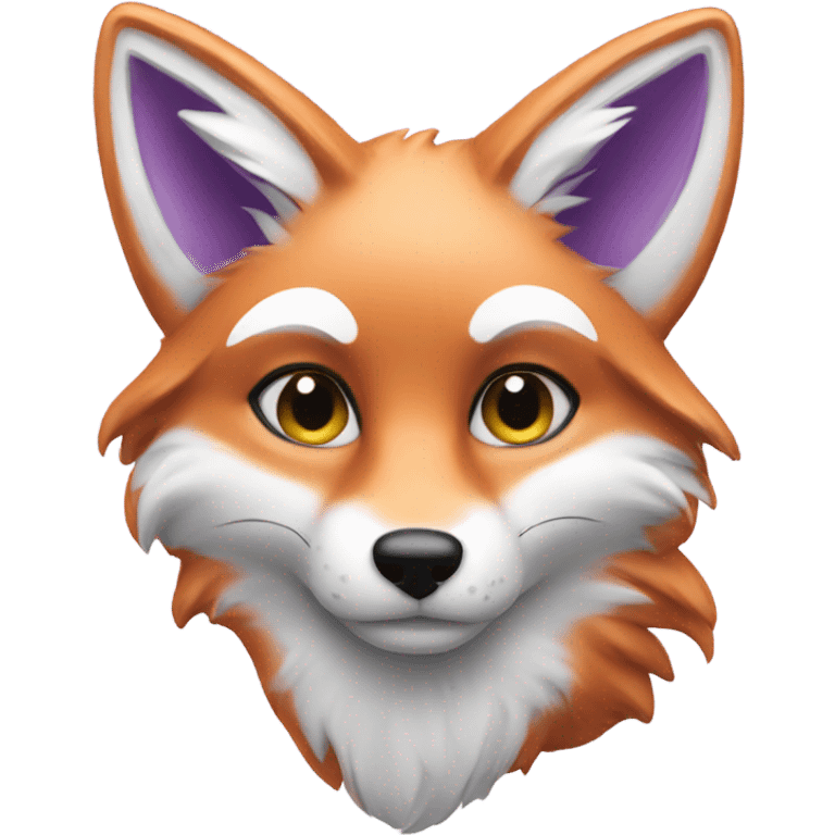 Lilac fox  emoji