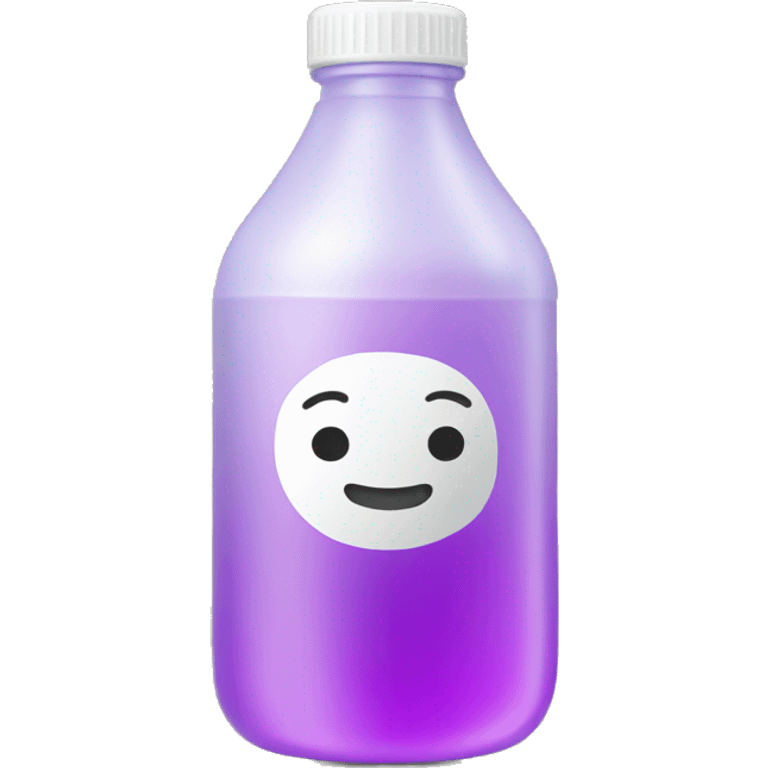 bottle of gel with label that says "chilly" emoji