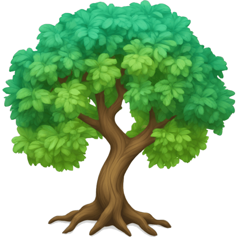 arbre de vie en couleurs emoji