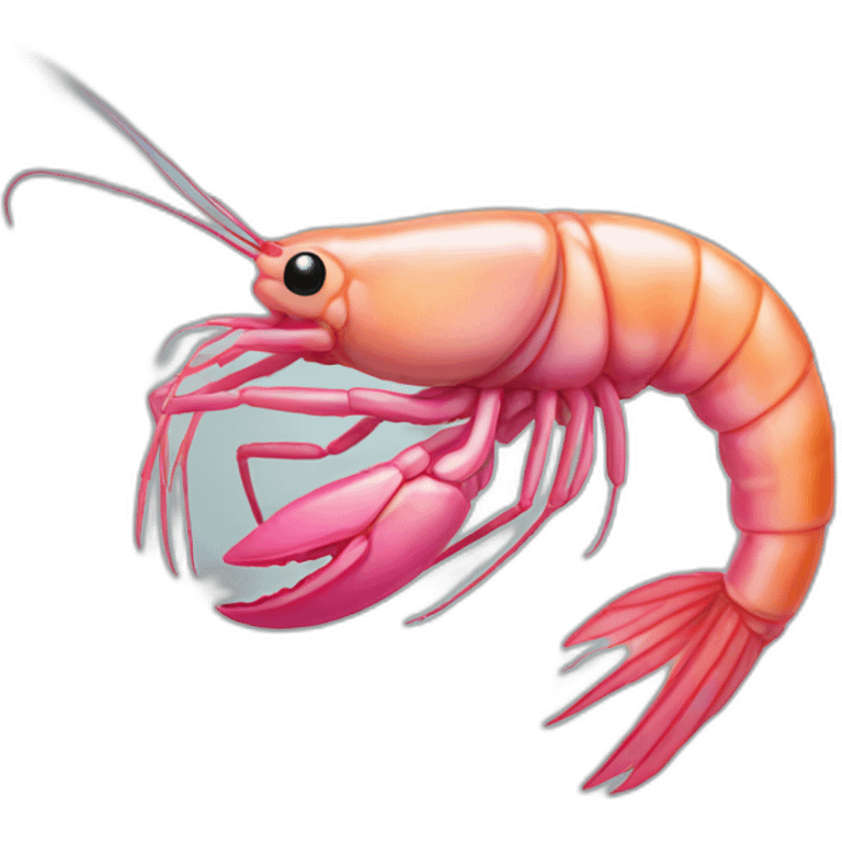 MORE PINK SHRIMP emoji