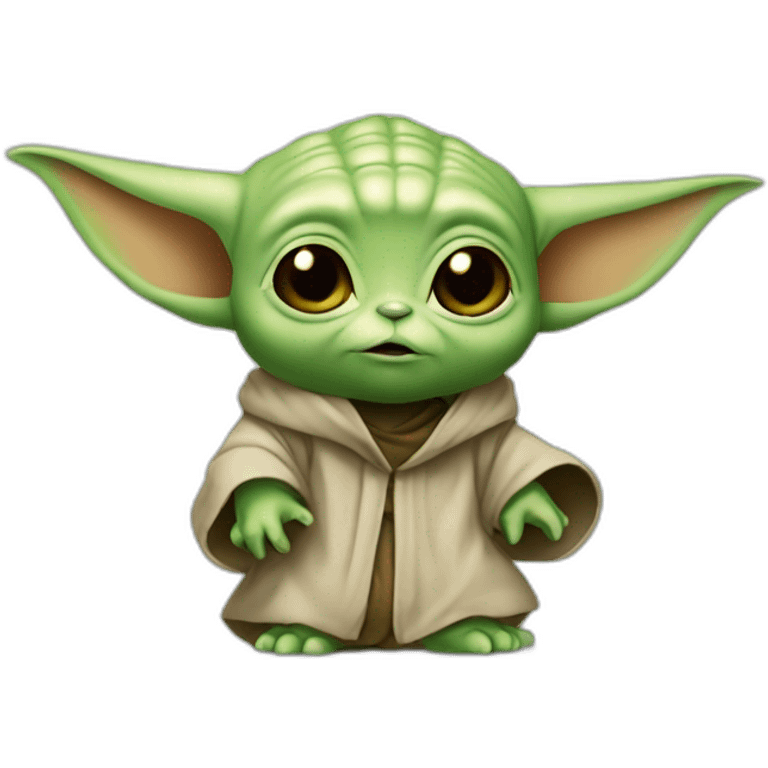 Picotchu bébé Yoda emoji