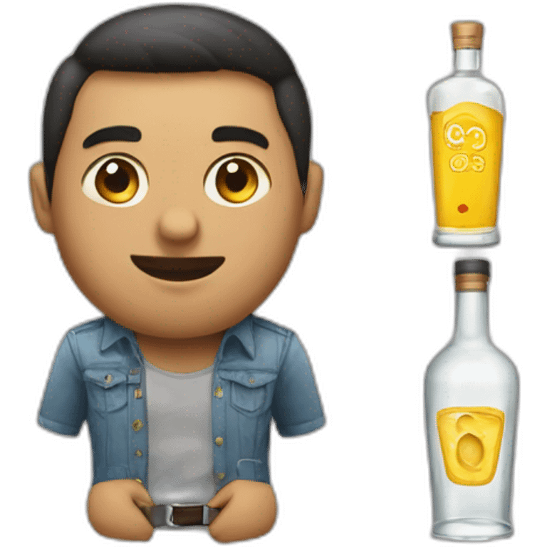 Punit and vodka emoji