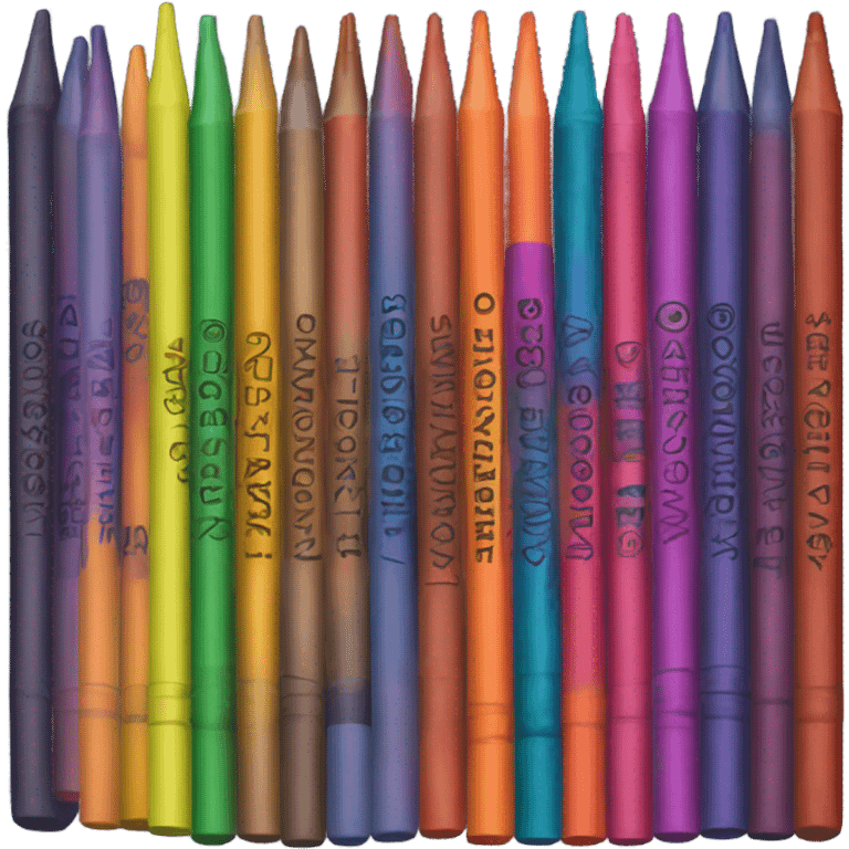 Crayons emoji