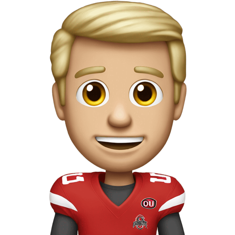 Trump OSU buckeye football fan emoji