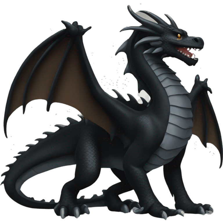 black dragon emoji