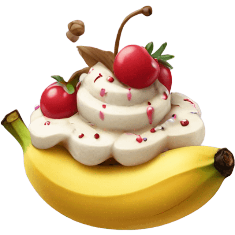 Banana split  emoji