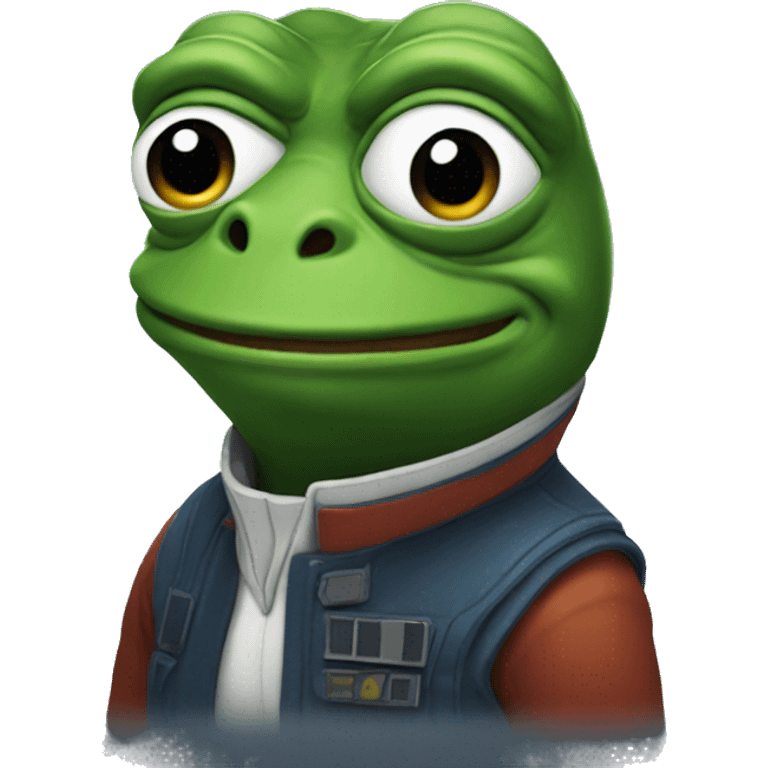 pepe with rocket  emoji