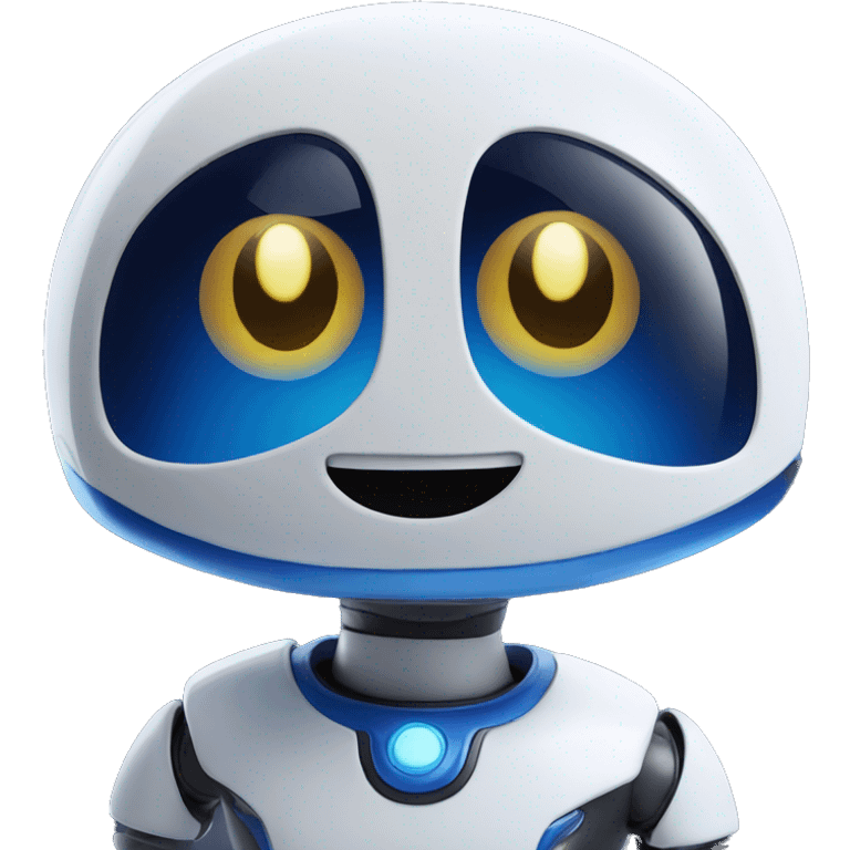 Astro bot with a smile emoji