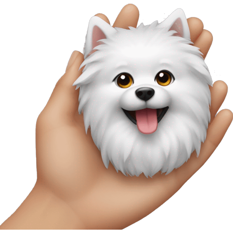 Spitz in my hands emoji