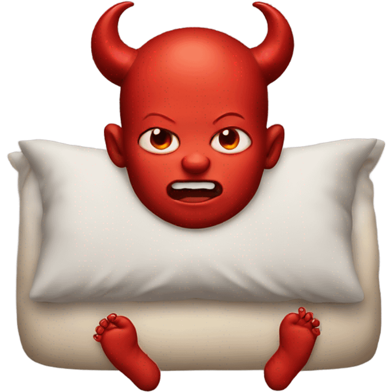 Snoring baby devil  emoji