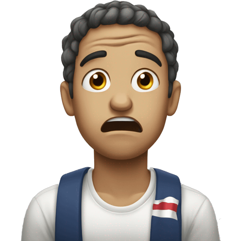 French anguish emoji