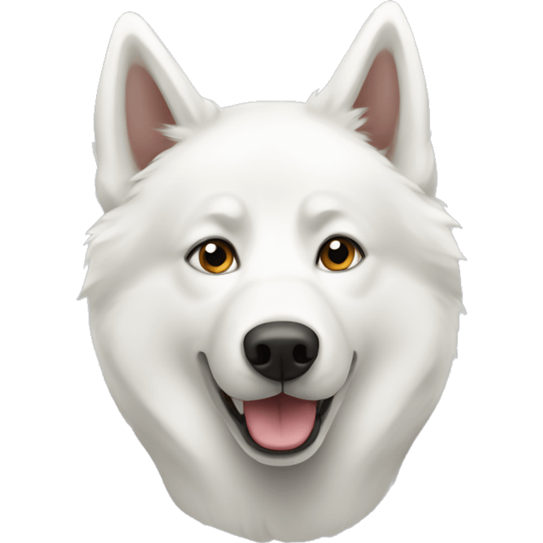 White husky  emoji