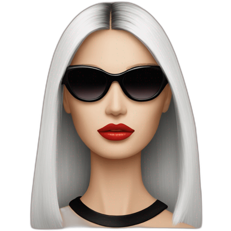 balenciaga model in big sunglasses emoji