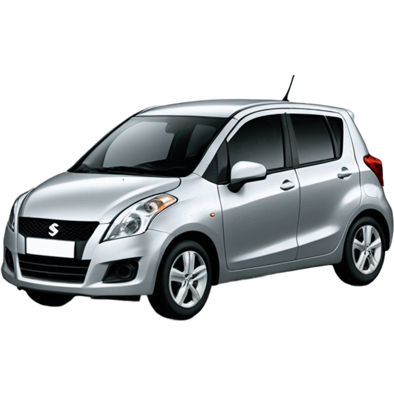 Suzuki splash car argent color with city pack skirt  emoji