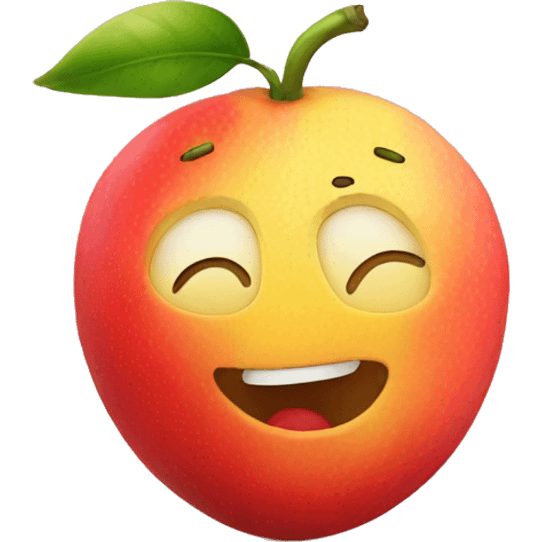 Fruit with a face emoji