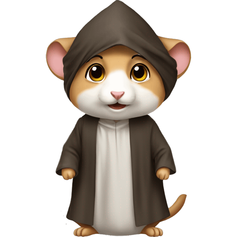 Arab thobe costume male hamster emoji