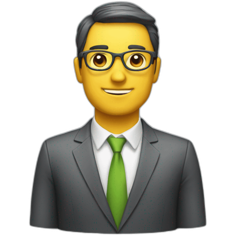 Artificial intelligence manager, developer emoji