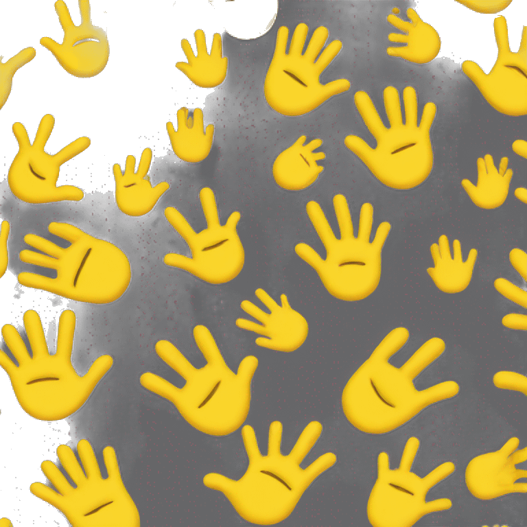 Yellow dude with hands up emoji