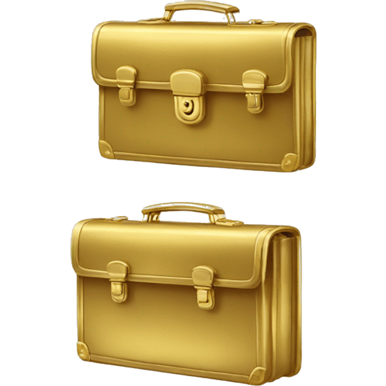 gold briefcase emoji