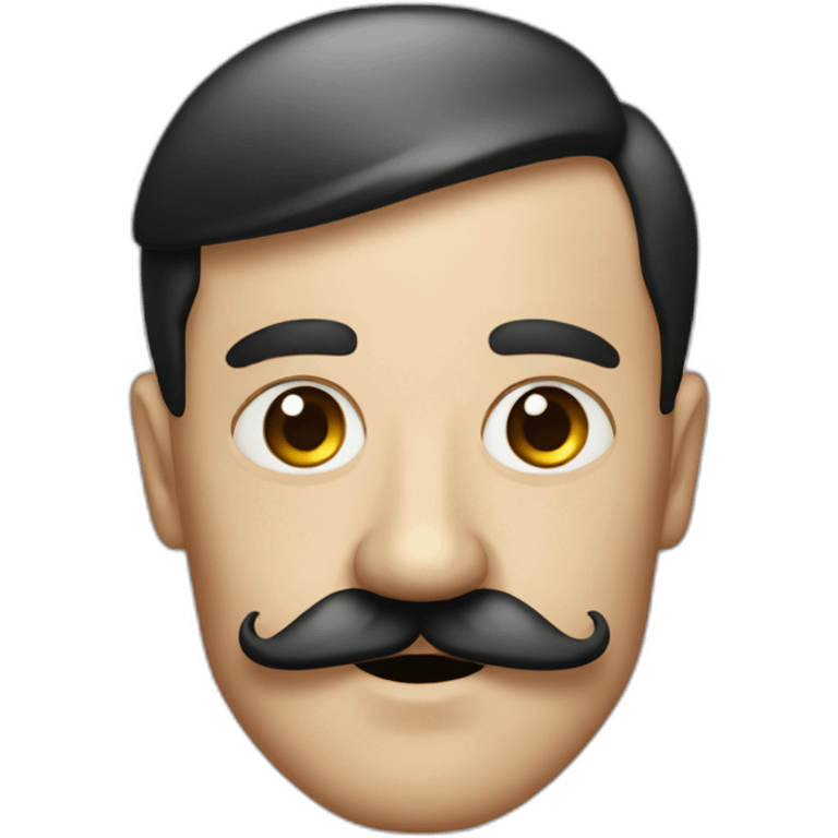 Hitler avec une moustache carré emoji