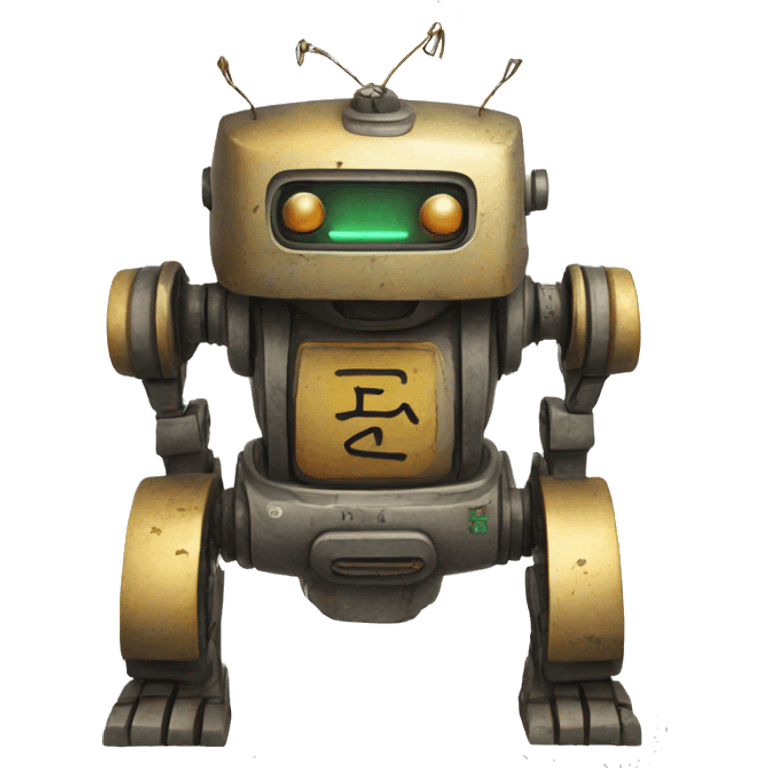 Nanxing robot style inscription emoji