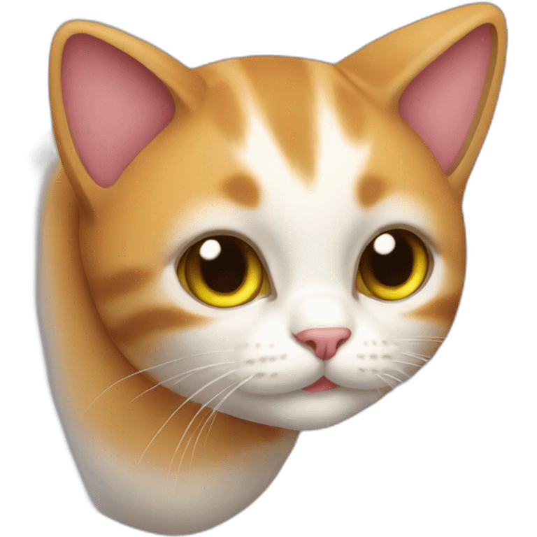 ass cat emoji