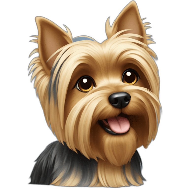 Yorkshire terrier emoji