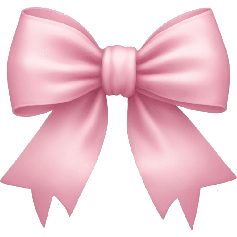 light pink bow emoji