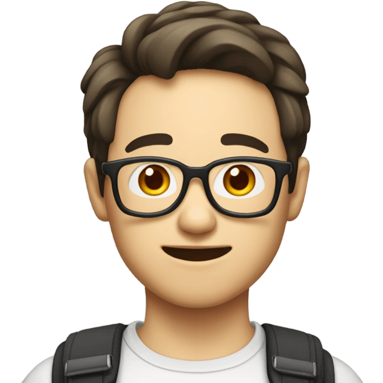 cute wasian nerd emoji