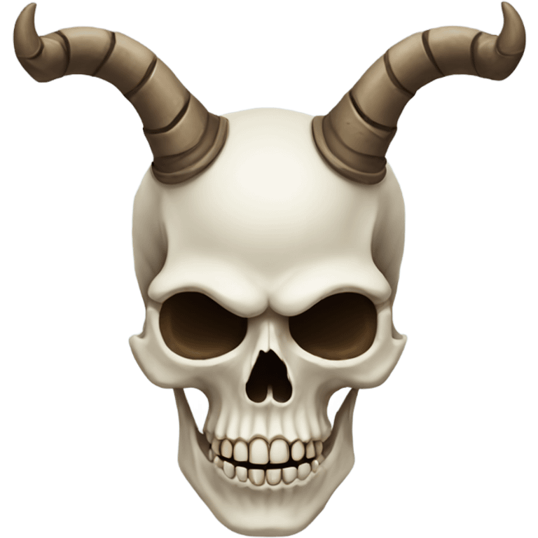 Skull with horns  emoji