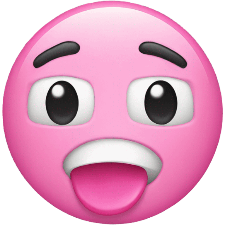 A Emojiface have a Bubble gum in his Mouth emoji