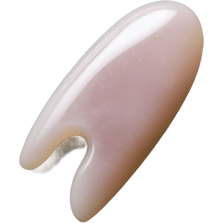 Classic shaped gua sha massager emoji