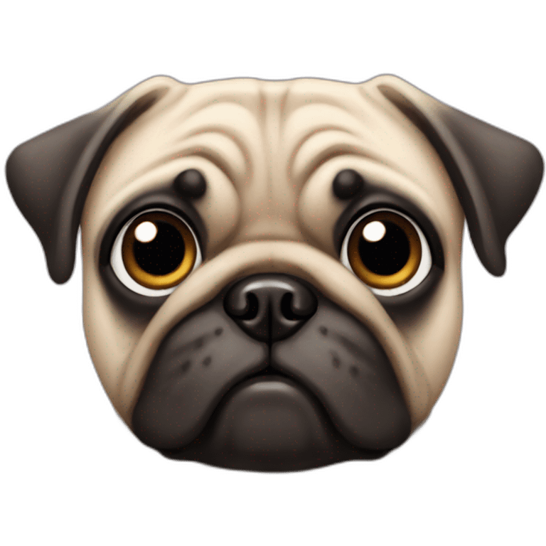 Pug dog emoji