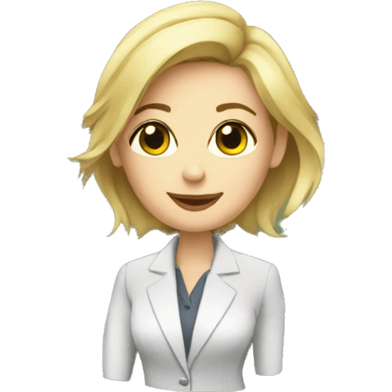 Businesswoman with a lot of money  emoji