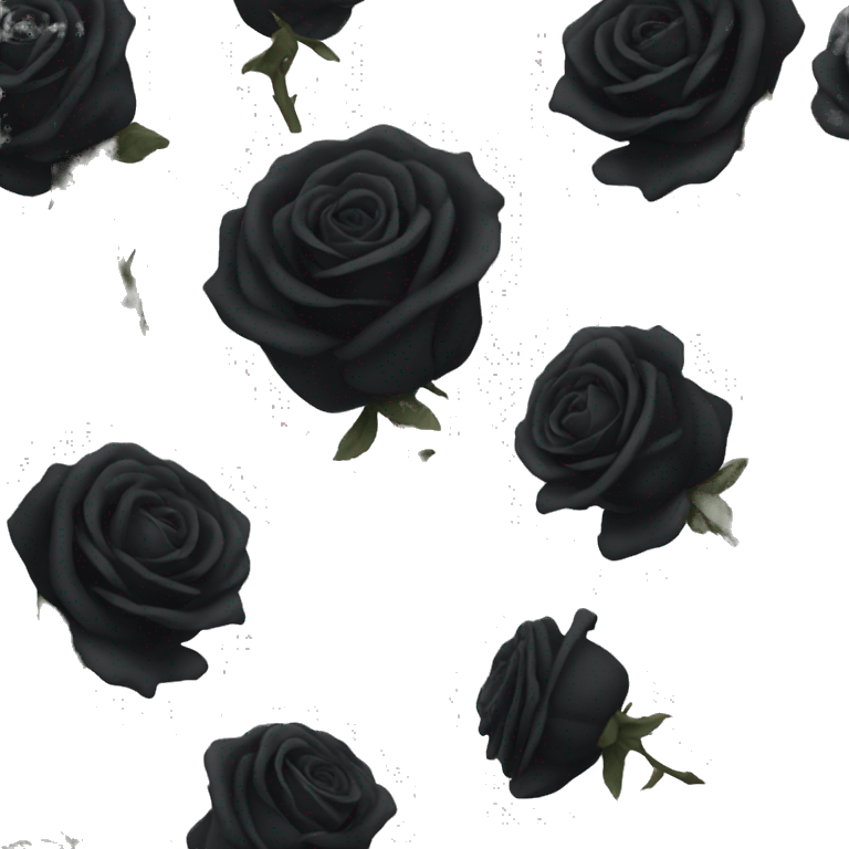 Black rose  emoji