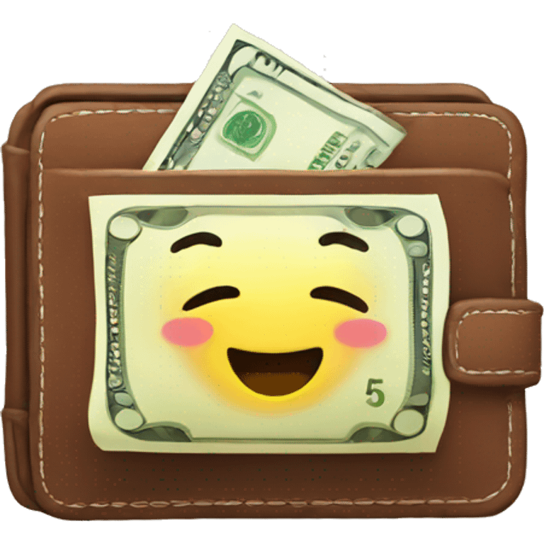 happy fat  money wallet emoji