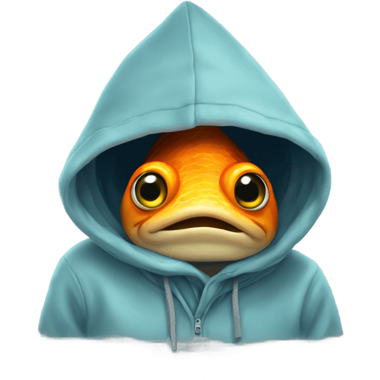 Fish in a hoodie emoji