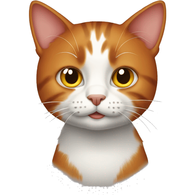 Cat with red hair emoji