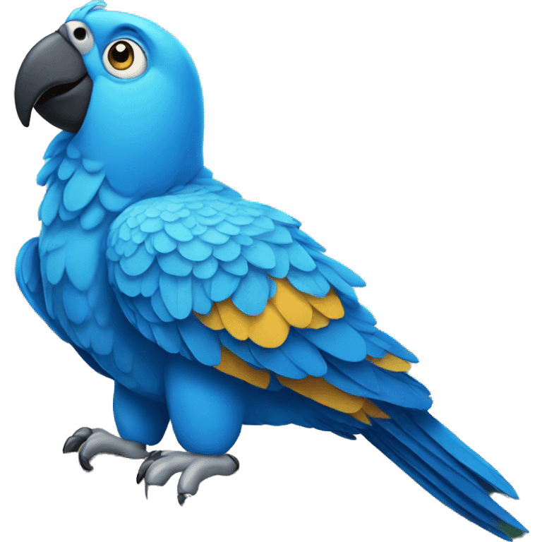 blue parrot emoji