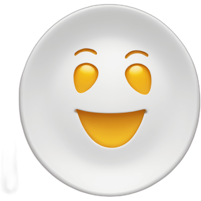 smile plate food and cutlery emoji