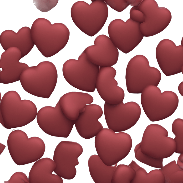 Dark red Heart emoji