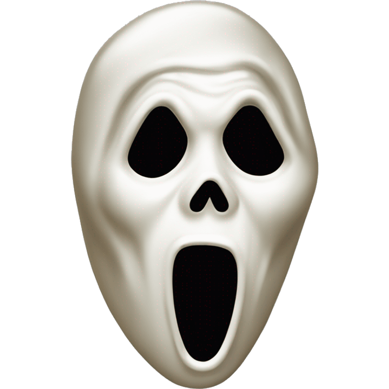 Ghostface von scream nur Maske mit Kleidung  emoji