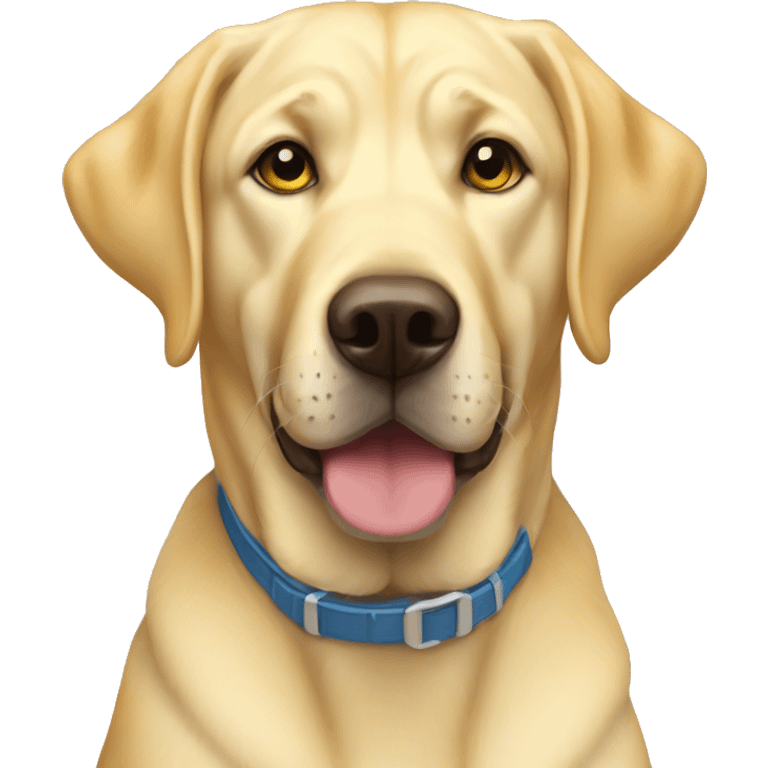 yellow lab named newman emoji