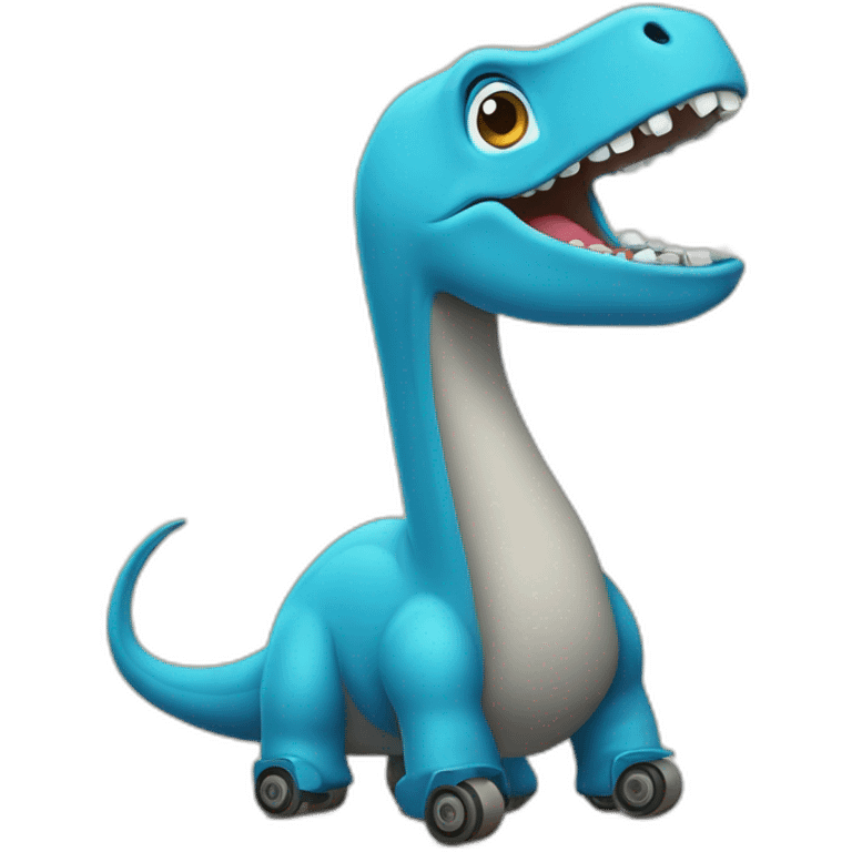 diplodocus with roller emoji