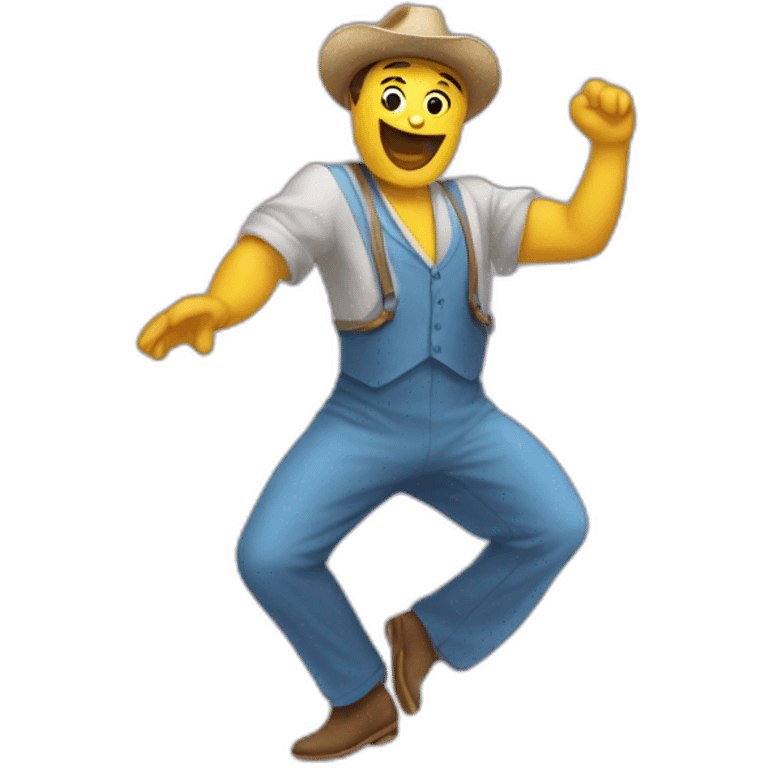 un comcombre qui danse emoji