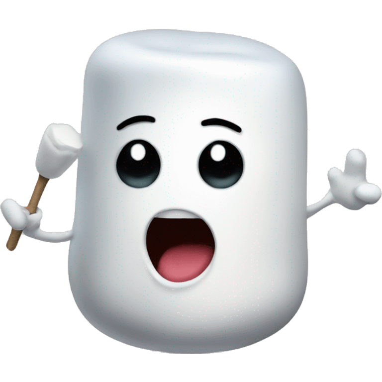 Marshmallow singer emoji