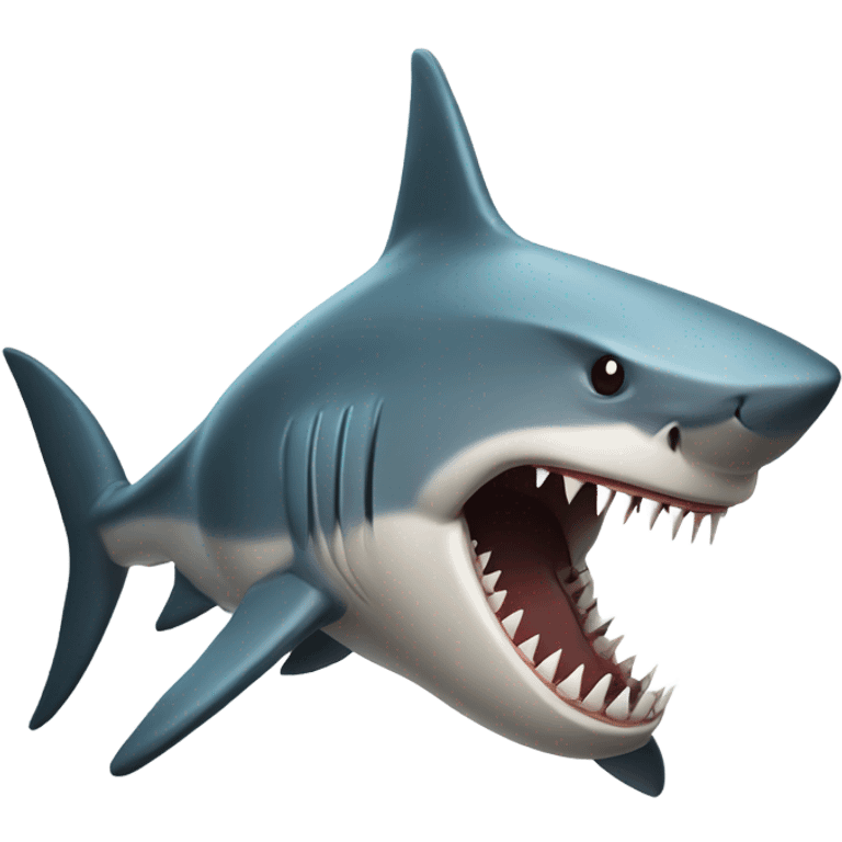 shark with tophet emoji