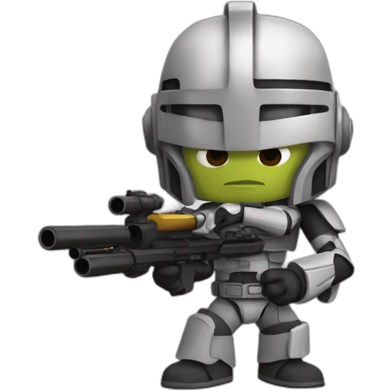 clone wars clone with blaster emoji