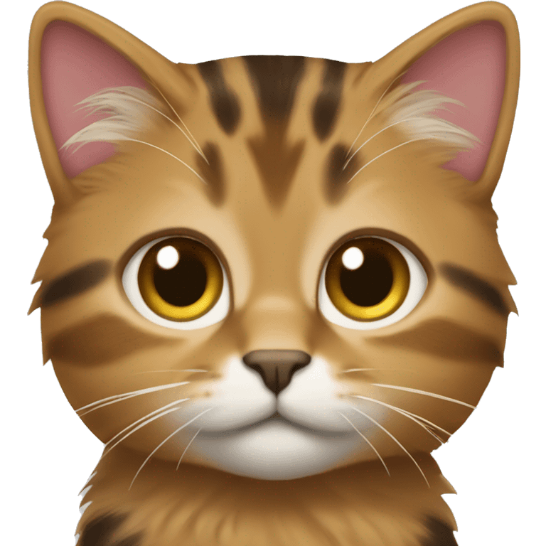 Torbie cat with medium hair  emoji