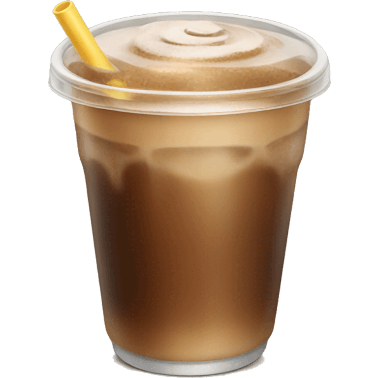 Iced coffee emoji